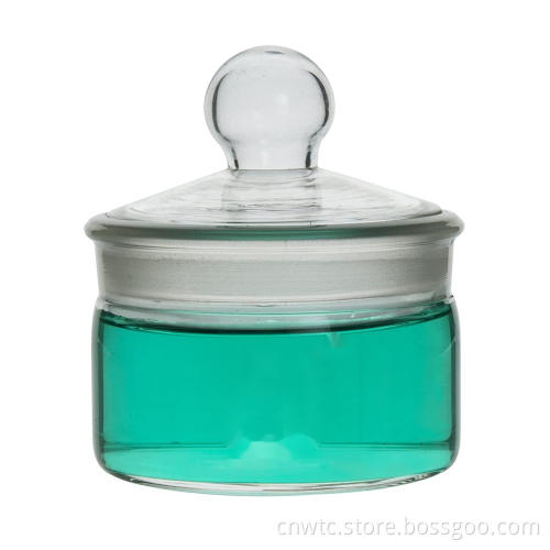 Interchangeable Ground Stopper Borosilicate Glass Low Form Laboratory Weighing Bottle